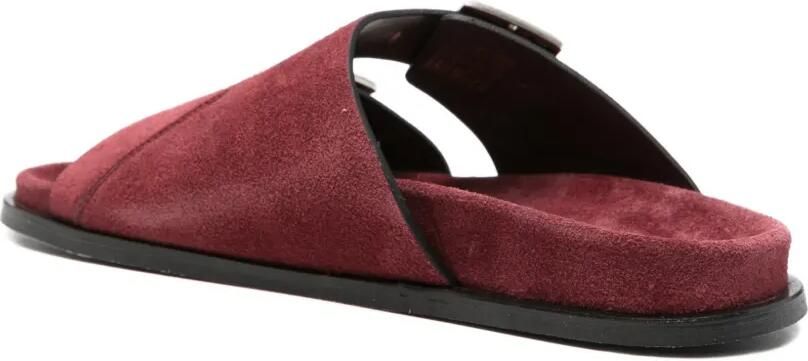 ALOHAS Alba suède sandalen Rood - Foto 3