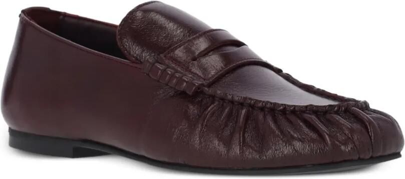 ALOHAS Aven geplooide loafers Rood - Foto 4
