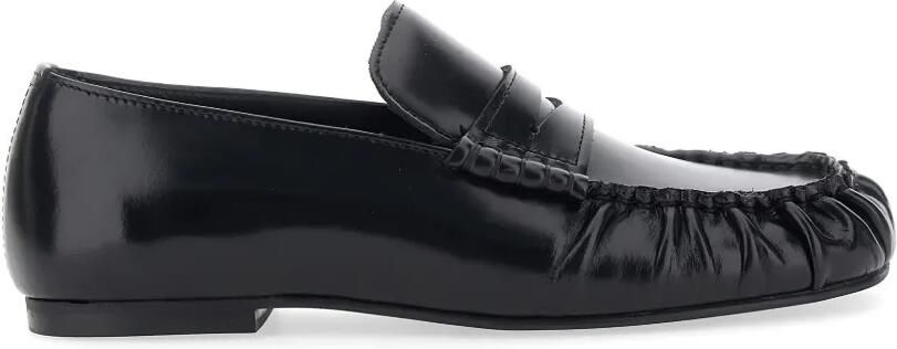 ALOHAS Aven leren loafers Zwart