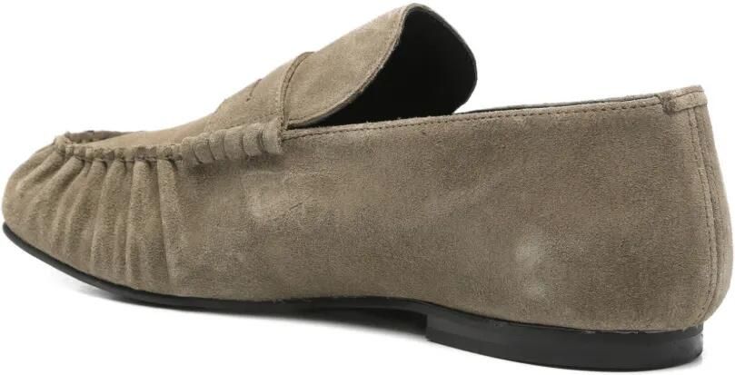 ALOHAS Aven suède leren loafers Groen - Foto 3