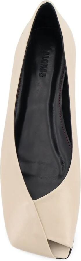 ALOHAS Ballerina's met vierkante neus Beige - Foto 2