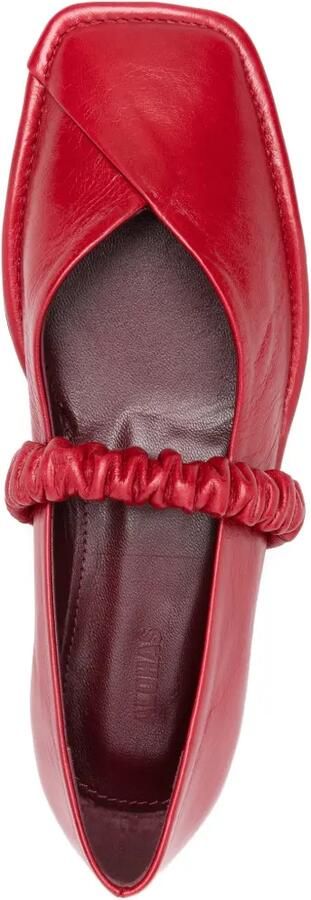 ALOHAS Ballerina's met vierkante neus Rood - Foto 5