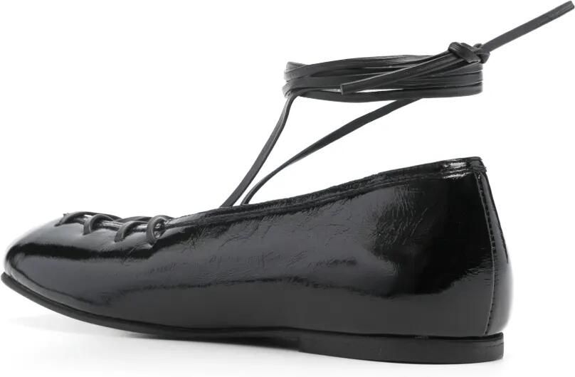 ALOHAS Bumi ballerina's met veters Zwart - Foto 2