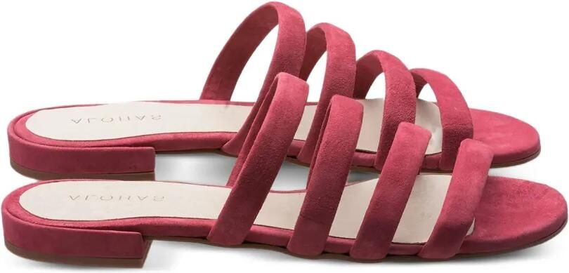 ALOHAS Cecile suède sandalen met meerdere bandjes Roze - Foto 3