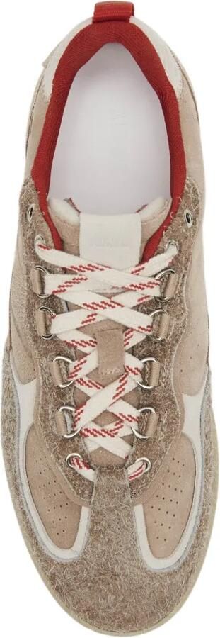 ALOHAS Fuzzy suède sneakers Beige - Foto 4