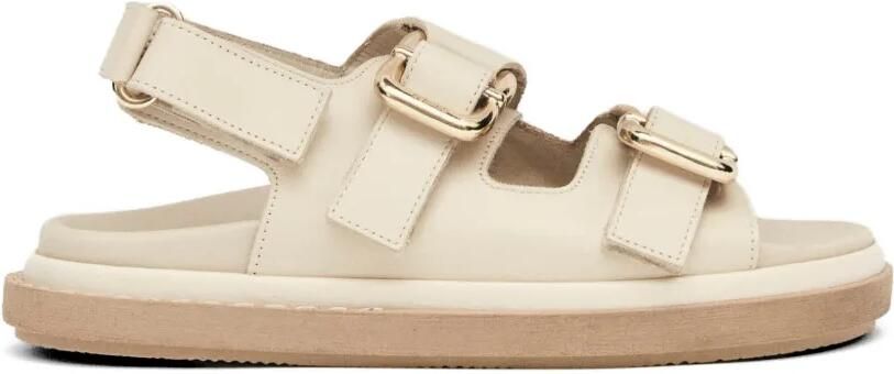 ALOHAS Harper sandalen met gesp Beige