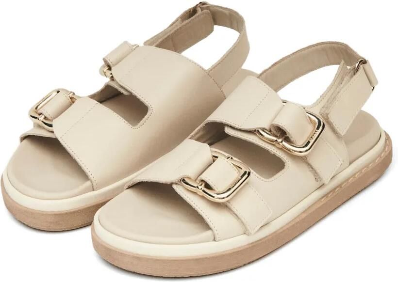 ALOHAS Harper sandalen met gesp Beige - Foto 3