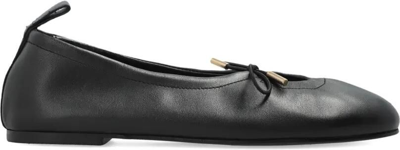 ALOHAS Leren ballerina's Zwart