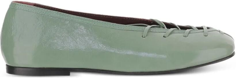 ALOHAS Leren pumps Groen