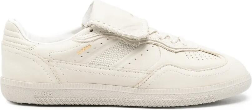 ALOHAS Leren sneakers met omgeslagen tong Beige