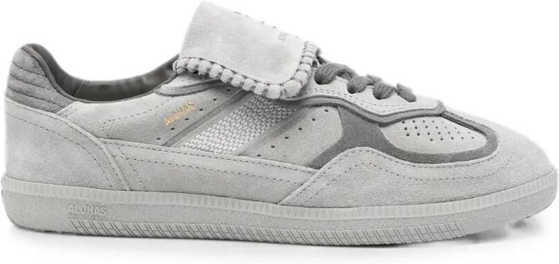 ALOHAS Leren sneakers met omgeslagen tong Grijs