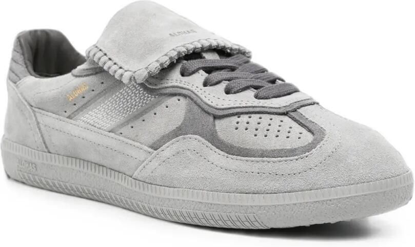 ALOHAS Leren sneakers met omgeslagen tong Grijs - Foto 2