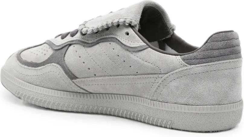 ALOHAS Leren sneakers met omgeslagen tong Grijs - Foto 3