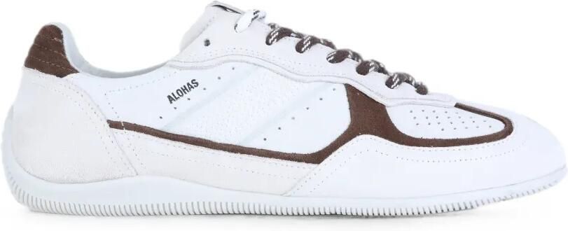 ALOHAS Leren sneakers met vlakken Wit