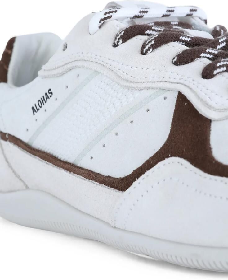 ALOHAS Leren sneakers met vlakken Wit - Foto 2