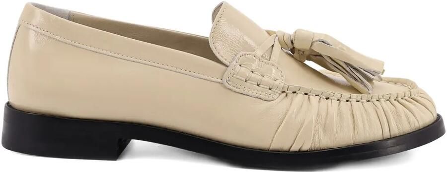 ALOHAS Marietta loafers met kwastje Beige