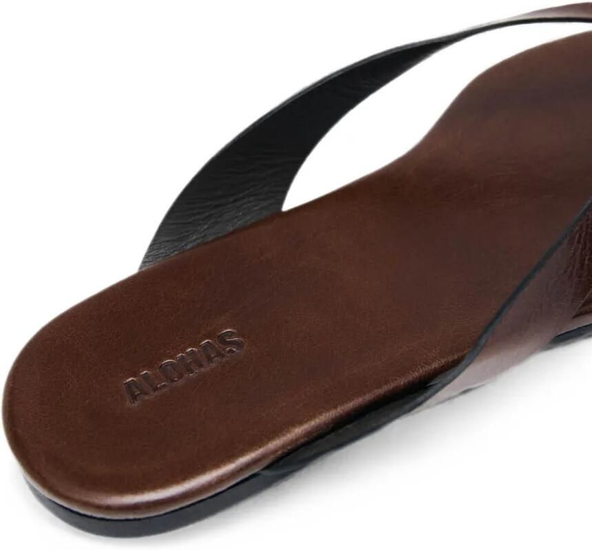 ALOHAS Ola Rift leren sandalen Bruin - Foto 2
