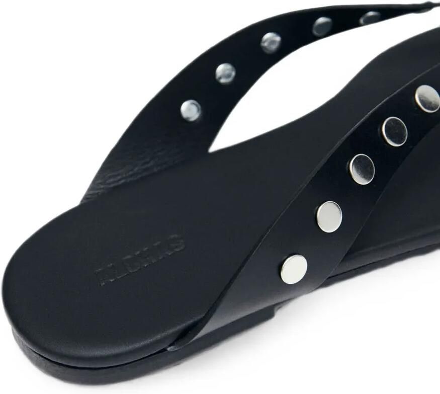 ALOHAS Ola Studs leren sandalen Zwart - Foto 2