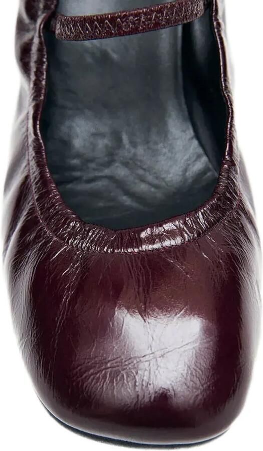 ALOHAS Rhiane elastische pumps met blokhak Rood - Foto 2