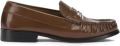 ALOHAS Rivet leren loafers Bruin - Bruin