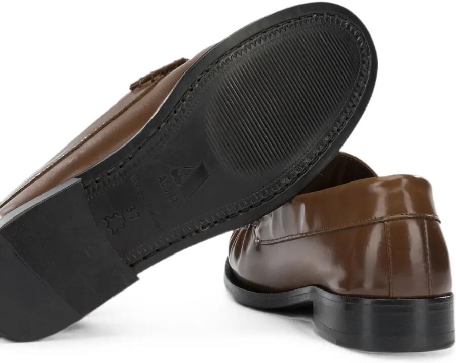 ALOHAS Rivet leren loafers Bruin - Foto 2