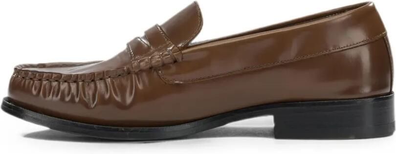 ALOHAS Rivet leren loafers Bruin - Foto 5