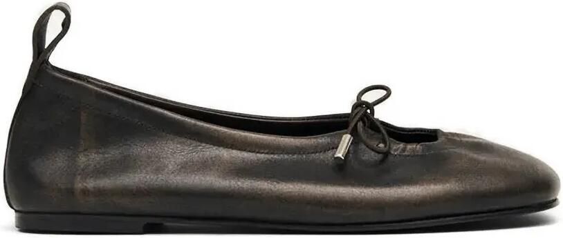 ALOHAS Rosalind ballerina's met strikdetail Bruin