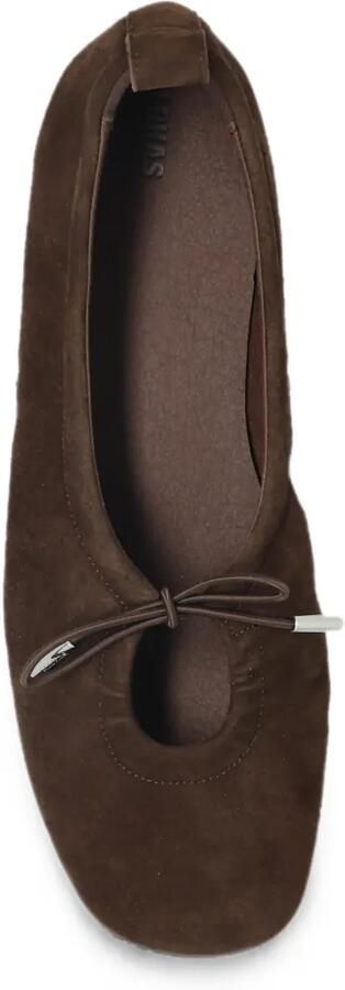 ALOHAS Rosalind ballerina's met strikdetail Bruin - Foto 4
