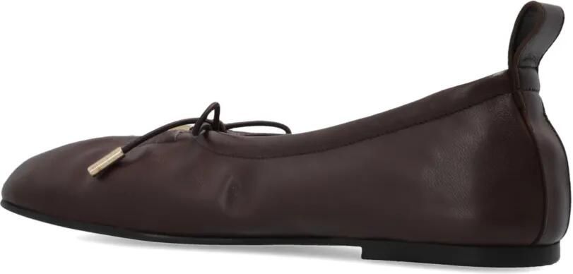 ALOHAS Rosalind ballerina's met strikdetail Bruin - Foto 3
