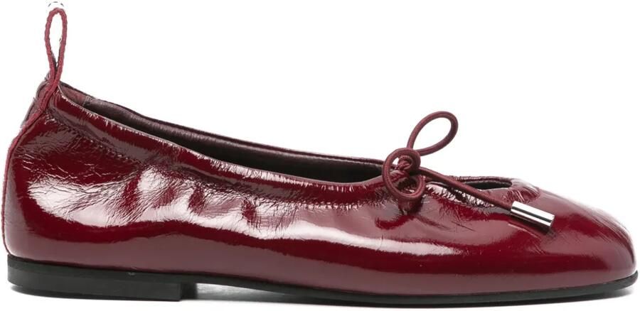 ALOHAS Rosalind ballerina's met strikdetail Rood