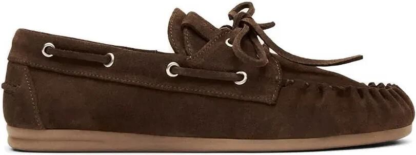 ALOHAS Rowan suède loafers Bruin