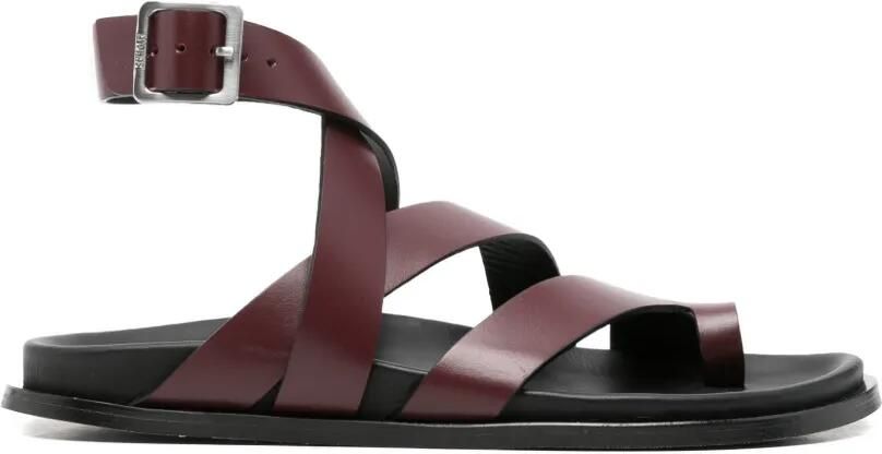 ALOHAS Sandalen met gekruiste bandjes Rood