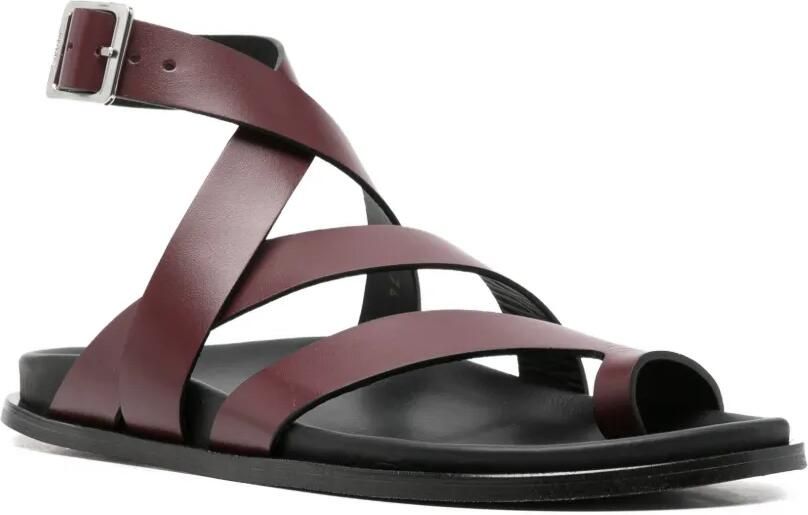 ALOHAS Sandalen met gekruiste bandjes Rood - Foto 3
