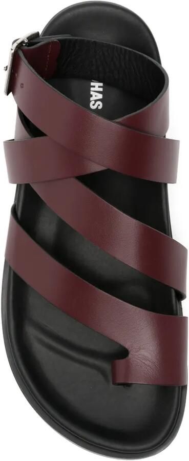 ALOHAS Sandalen met gekruiste bandjes Rood - Foto 4