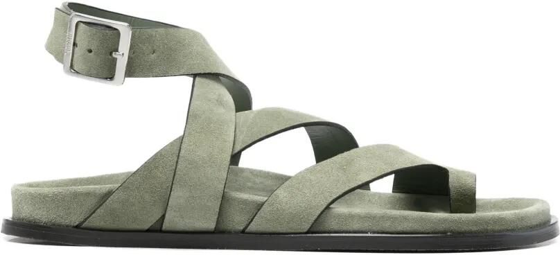 ALOHAS Sandalen met meerdere bandjes Groen