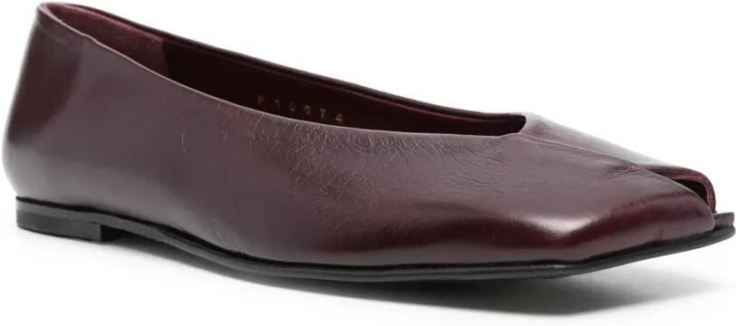 ALOHAS Sandalen met vierkante neus Rood - Foto 2