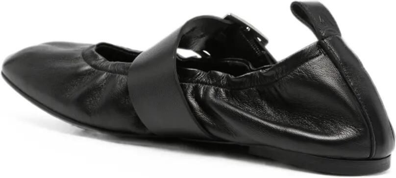 ALOHAS Sarea leren ballerina's Zwart - Foto 4