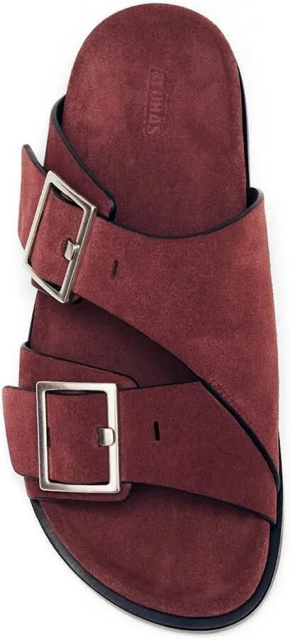 ALOHAS Slippers met gesp Bruin - Foto 4