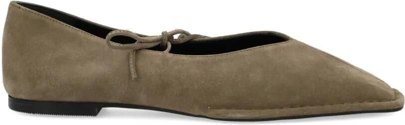 ALOHAS Sway ballerina's met strikdetail Beige