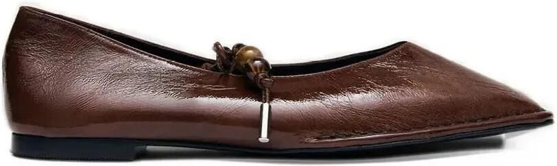 ALOHAS Sway Beads ballet flats Bruin