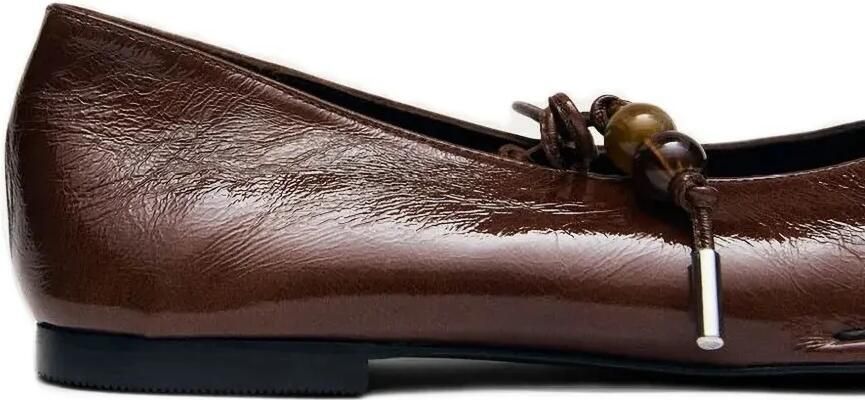 ALOHAS Sway Beads ballet flats Bruin - Foto 3