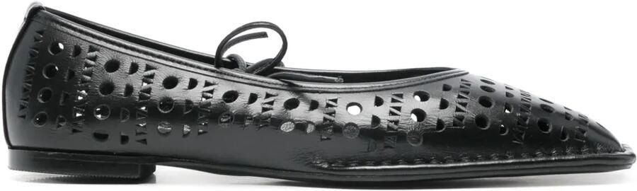 ALOHAS Sway Slit ballerina's Zwart