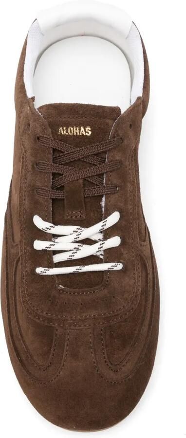 ALOHAS TB.24 suède leren sneakers Bruin - Foto 3