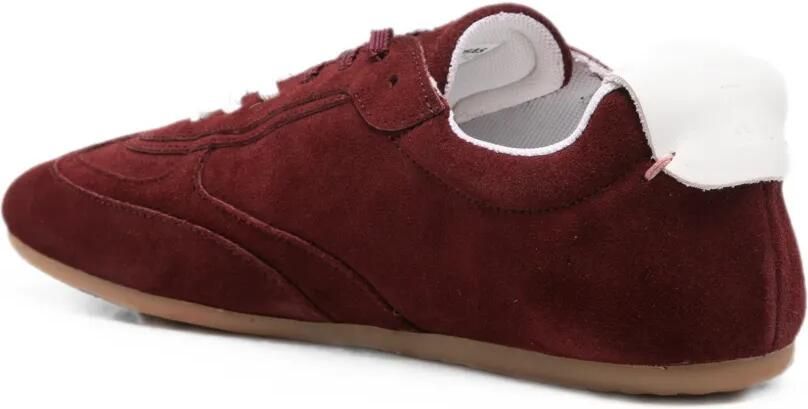 ALOHAS TB.24 suède leren sneakers Rood