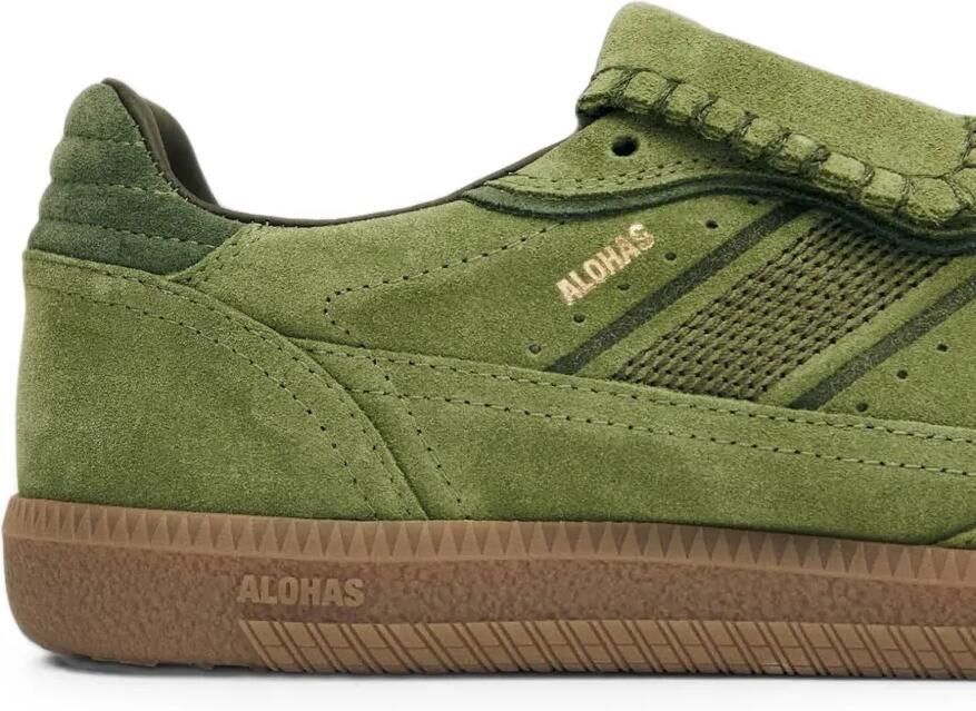 ALOHAS Tb.490 Club leren sneakers Groen - Foto 3