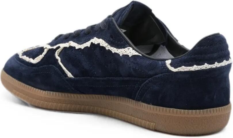 ALOHAS Tb.490 leren sneakers met gehaakte afwerking Blauw - Foto 4