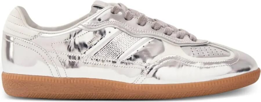 ALOHAS TB.490 Rife leren sneakers met glanzend effect Grijs