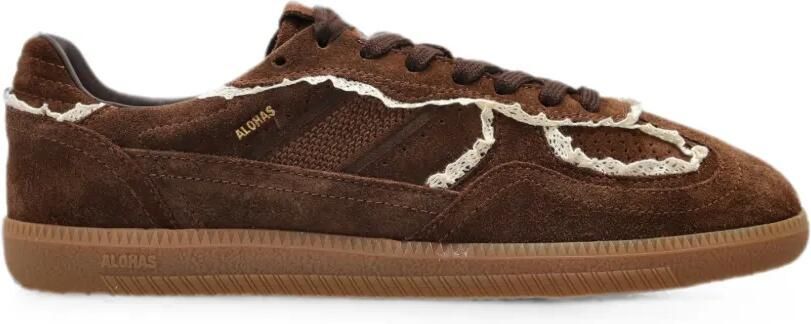 ALOHAS Tb.490 sneakers met gehaakte afwerking Bruin
