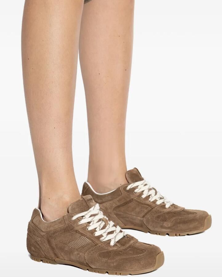 ALOHAS TB.56 suède sneakers met vlakken Bruin