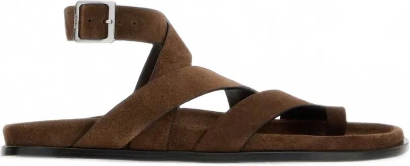 ALOHAS Tide sandalen met gekruiste bandjes Bruin